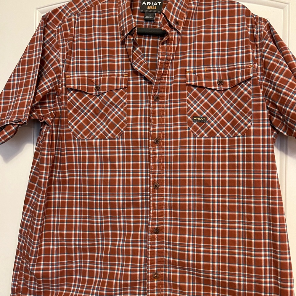 ARIAT REBAR BUTTON DOWN SHIRT